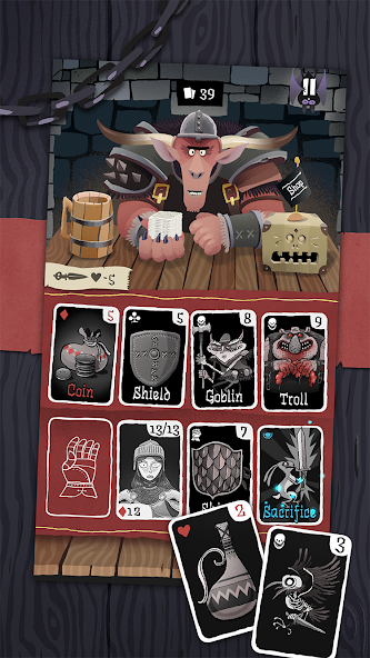 Скачать Card Crawl [Взлом Бесконечные монеты] APK на Андроид