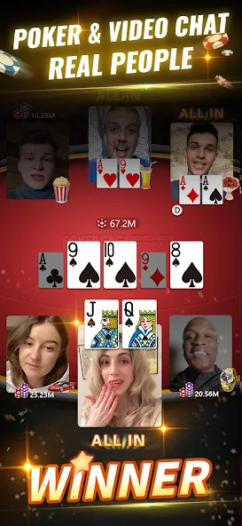 Скачать PokerGaga: Texas Holdem Live [Взлом Бесконечные деньги] APK на Андроид