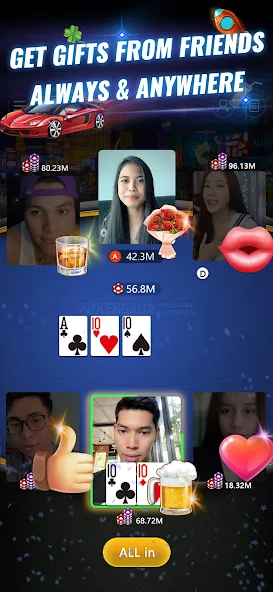 Скачать PokerGaga: Texas Holdem Live [Взлом Бесконечные деньги] APK на Андроид