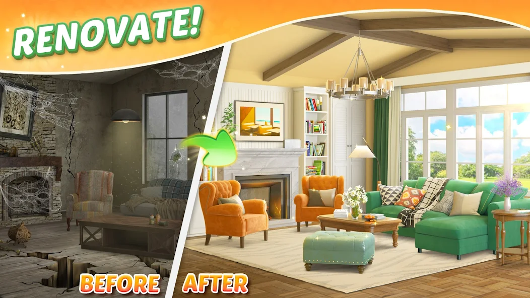 Скачать Solitaire Dream Decor [Взлом Бесконечные монеты] APK на Андроид