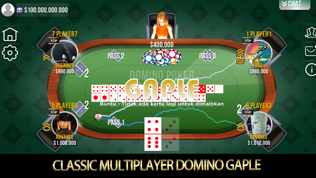 Скачать Domino Poker QiuQiu Gaple [Взлом Много монет] APK на Андроид