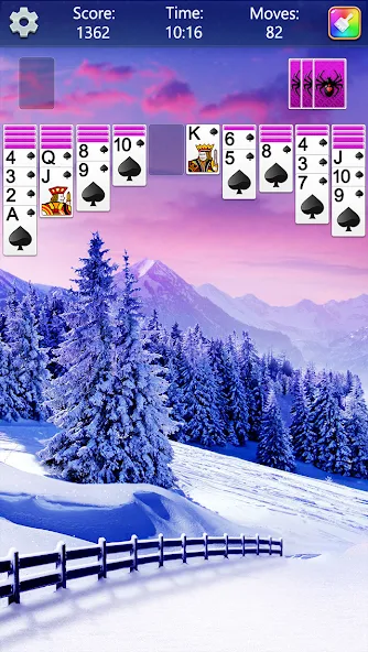 Скачать Spider Solitaire Fun [Взлом Бесконечные монеты] APK на Андроид