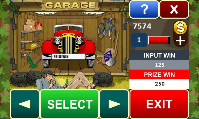 Скачать Garage slot machine [Взлом Бесконечные деньги] APK на Андроид