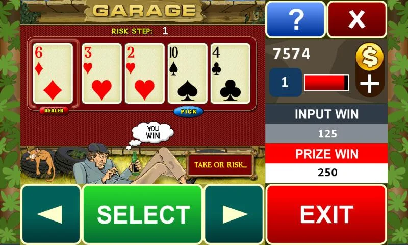 Скачать Garage slot machine [Взлом Бесконечные деньги] APK на Андроид