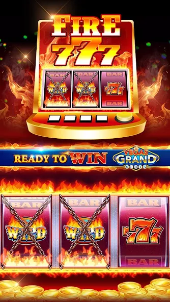 Скачать Vegas Grand Slots:Casino Games [Взлом Бесконечные деньги] APK на Андроид