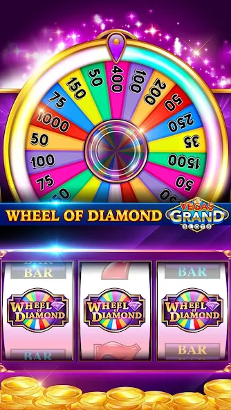 Скачать Vegas Grand Slots:Casino Games [Взлом Бесконечные деньги] APK на Андроид