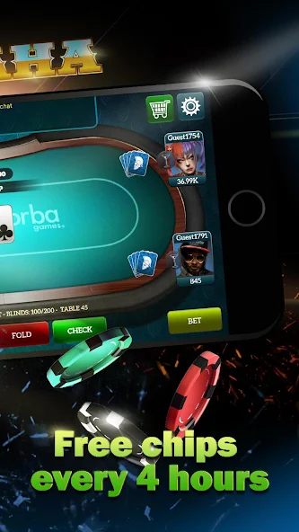 Скачать Live Poker Tables–Texas holdem [Взлом Много монет] APK на Андроид