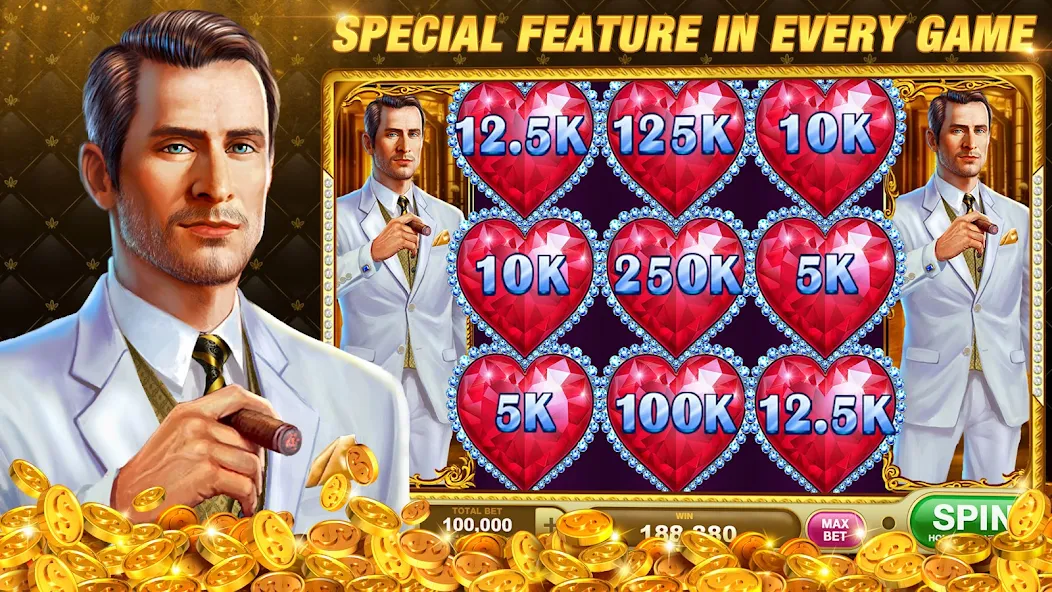 Скачать Slots Rush: Vegas Casino Slots [Взлом Много монет] APK на Андроид