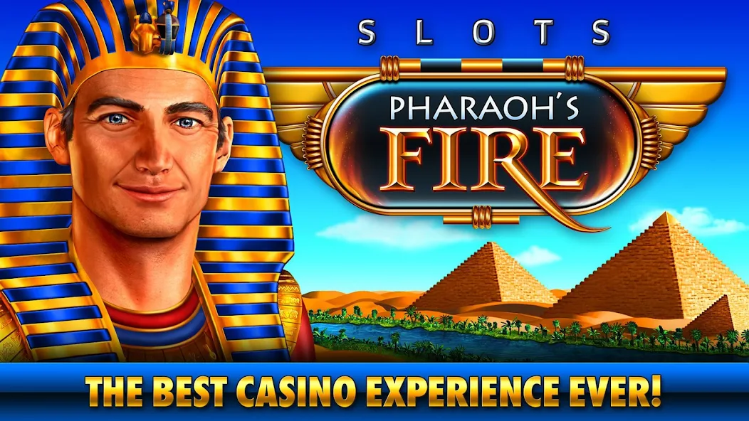 Скачать Slots - Pharaoh's Fire [Взлом Бесконечные деньги] APK на Андроид