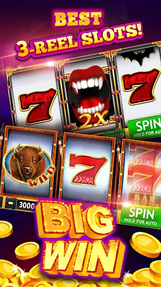 Скачать Slots of Luck [Взлом Бесконечные монеты] APK на Андроид