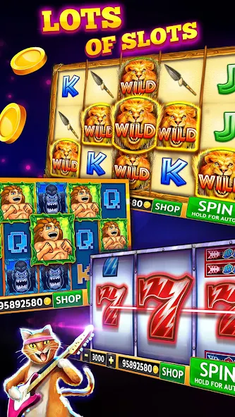 Скачать Slots of Luck [Взлом Бесконечные монеты] APK на Андроид