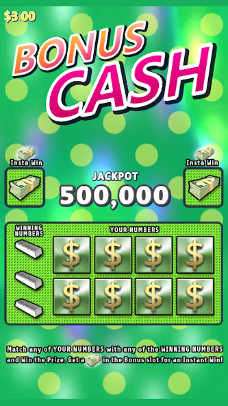 Скачать Scratch Off Lottery Casino [Взлом Много денег] APK на Андроид