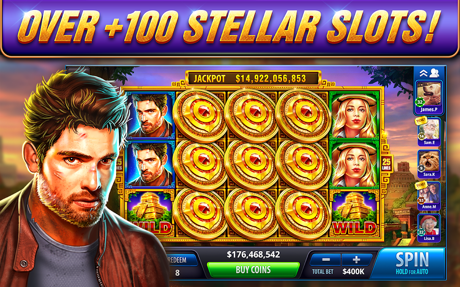Скачать Take 5 Vegas Casino Slot Games [Взлом Много монет] APK на Андроид
