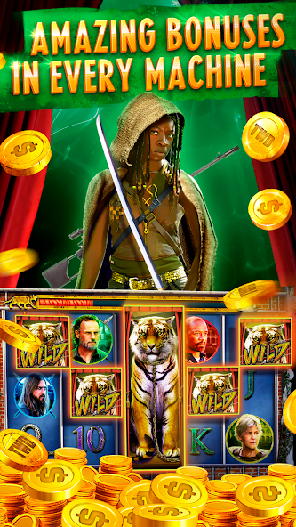 Скачать The Walking Dead Casino Slots [Взлом Бесконечные деньги] APK на Андроид