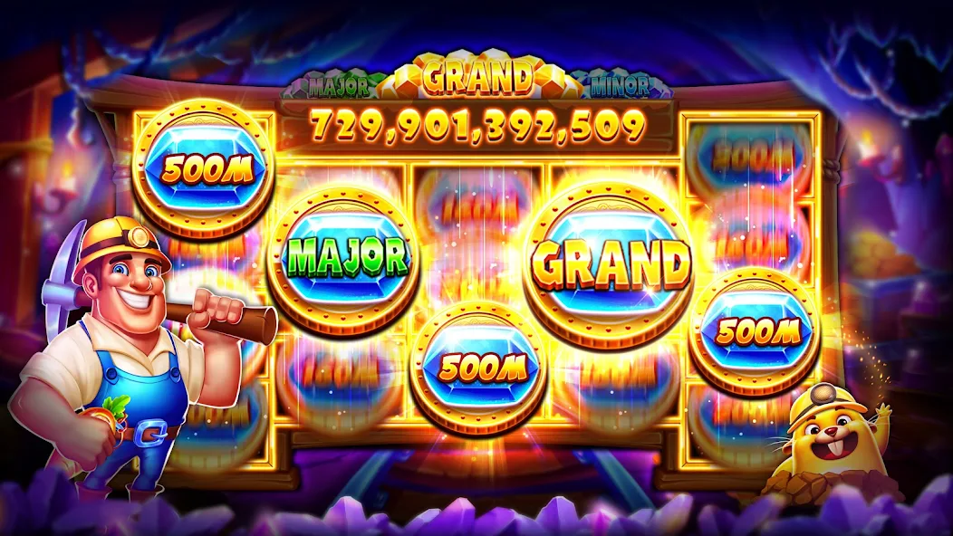 Скачать Jackpot Wins - Slots Casino [Взлом Много монет] APK на Андроид