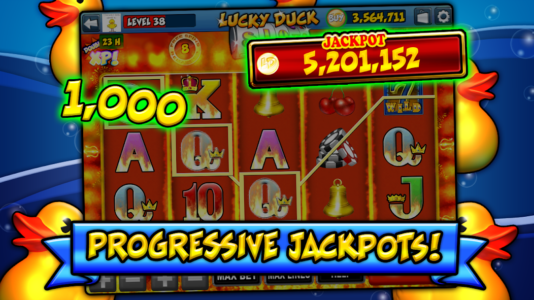 Скачать Lucky Duck Slots [Взлом Бесконечные монеты] APK на Андроид