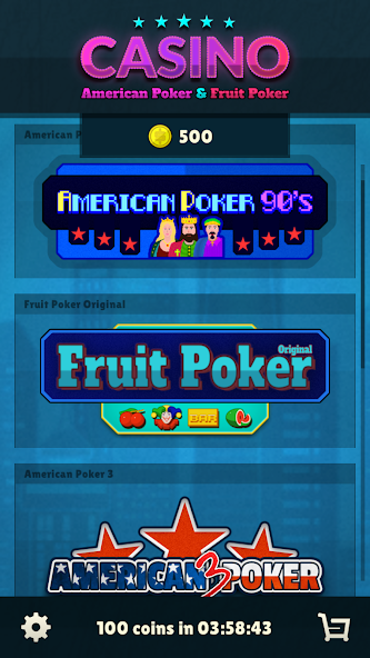 Скачать American Poker 90's Casino [Взлом Бесконечные деньги] APK на Андроид