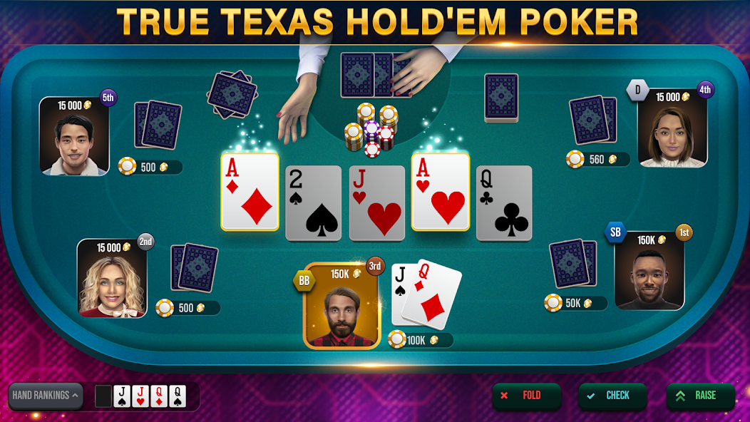 Скачать Poker Tour: Покер Казино World [Взлом Много денег] APK на Андроид