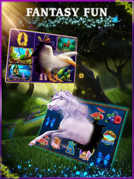 Скачать Unicorn Slots Casino [Взлом Много денег] APK на Андроид