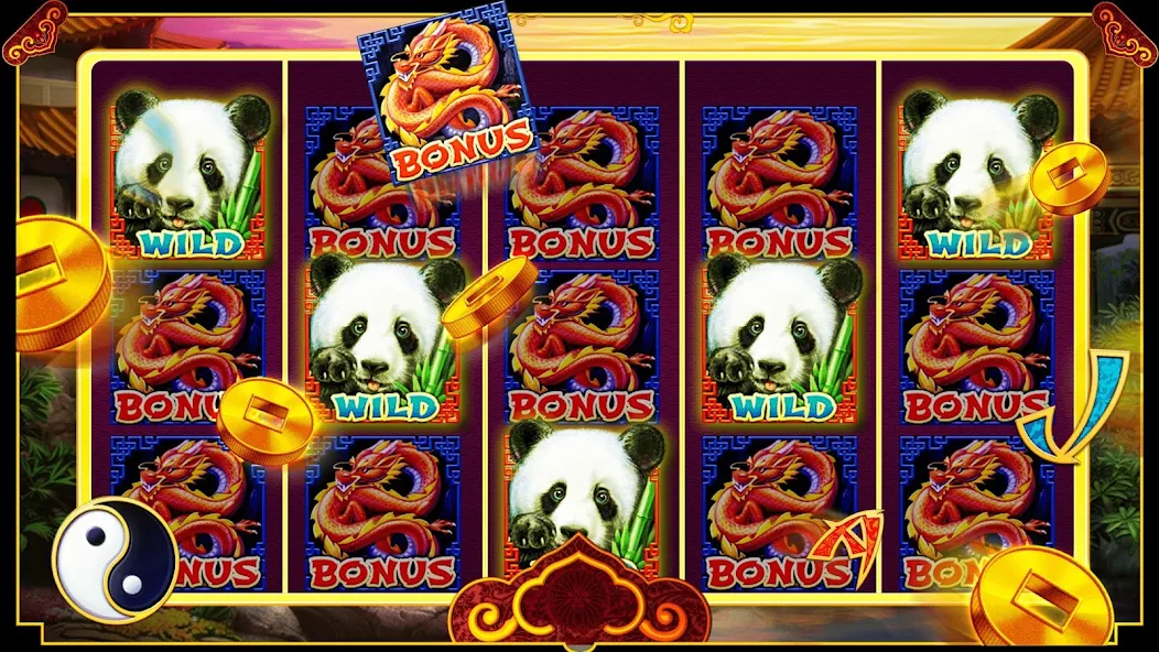 Скачать Panda Slots [Взлом Бесконечные деньги] APK на Андроид