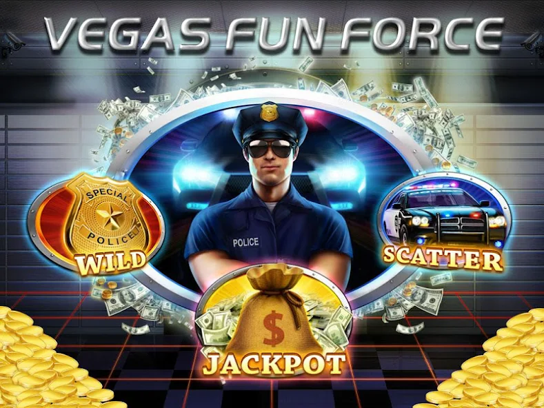 Скачать Cops Casino Slots [Взлом Много монет] APK на Андроид