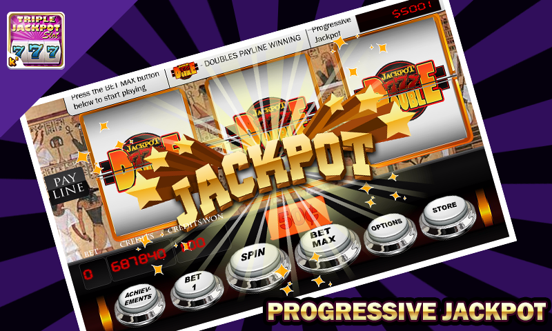 Скачать Triple Jackpot - Slot Machine [Взлом Бесконечные монеты] APK на Андроид