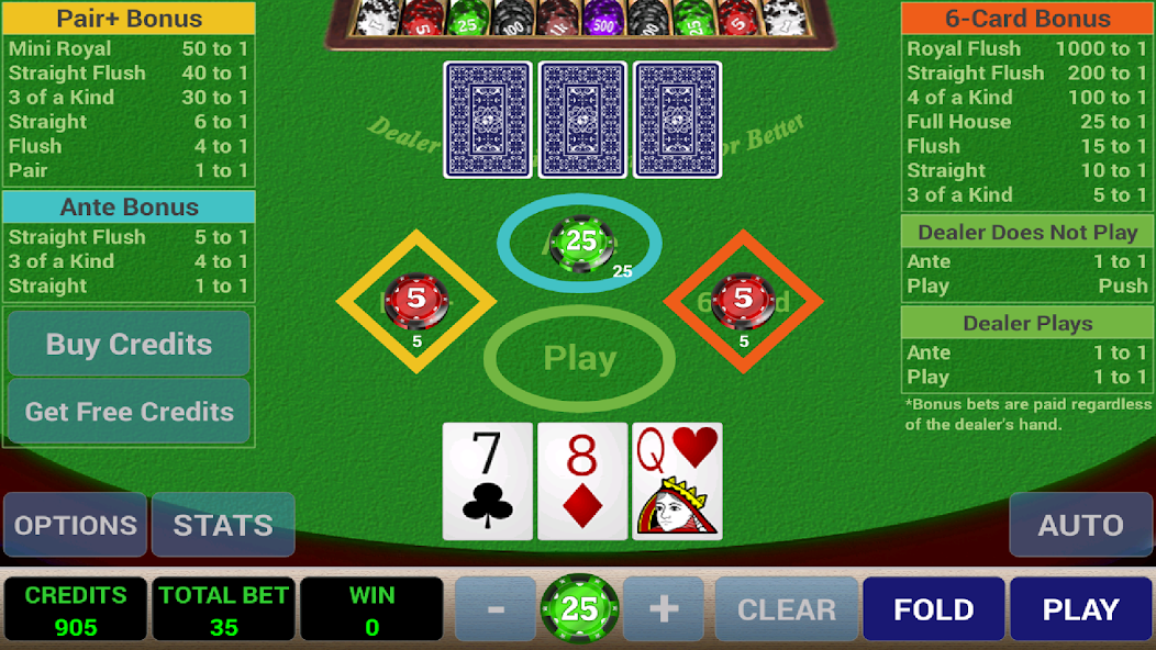Скачать Ace 3-Card Poker [Взлом Много монет] APK на Андроид