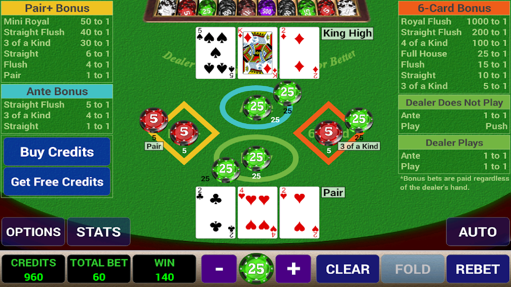 Скачать Ace 3-Card Poker [Взлом Много монет] APK на Андроид