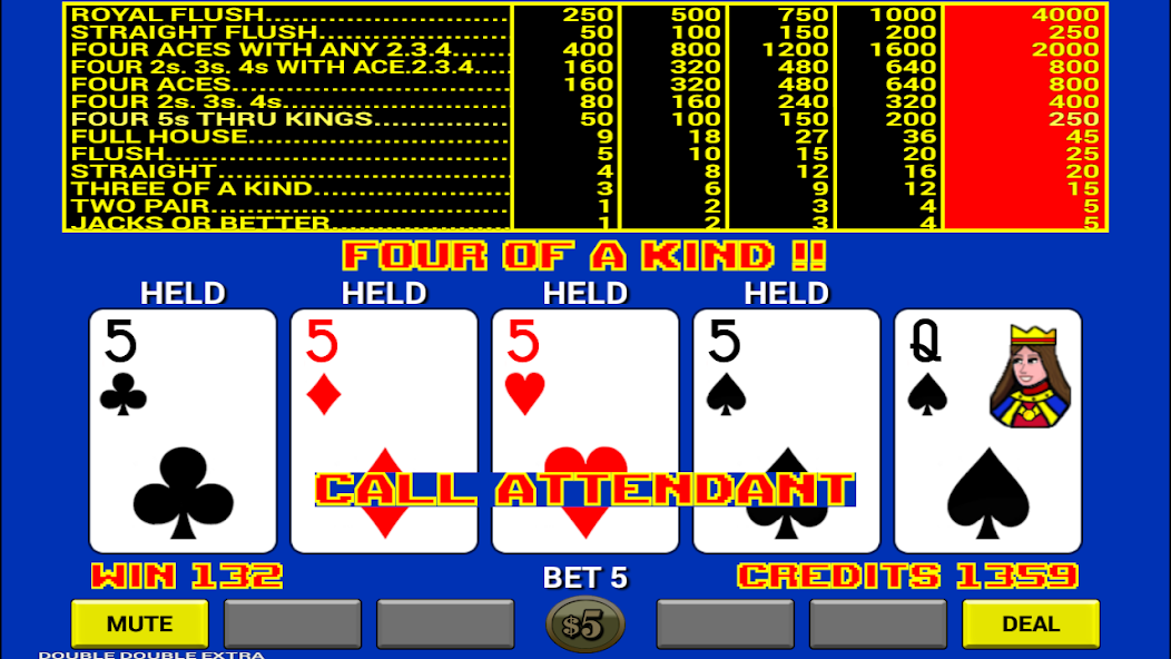 Скачать Video Poker [Взлом Много денег] APK на Андроид