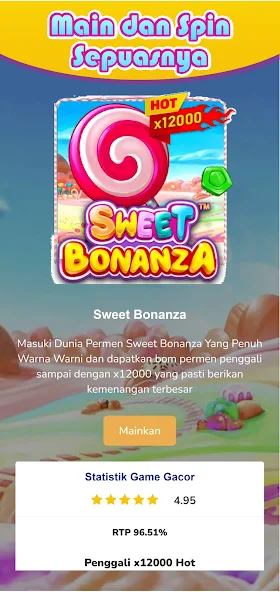 Скачать Sweet Bonanza Slot Demo [Взлом Бесконечные деньги] APK на Андроид