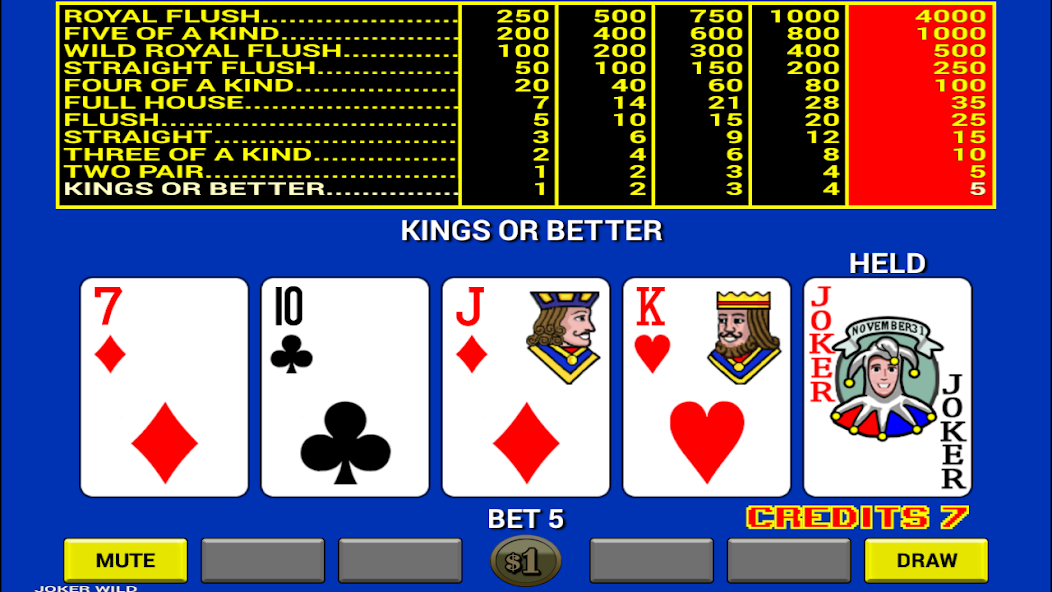 Скачать Video Poker [Взлом Бесконечные деньги] APK на Андроид