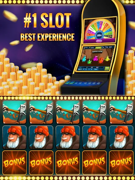 Скачать Rock Climber Slot Machine [Взлом Бесконечные монеты] APK на Андроид