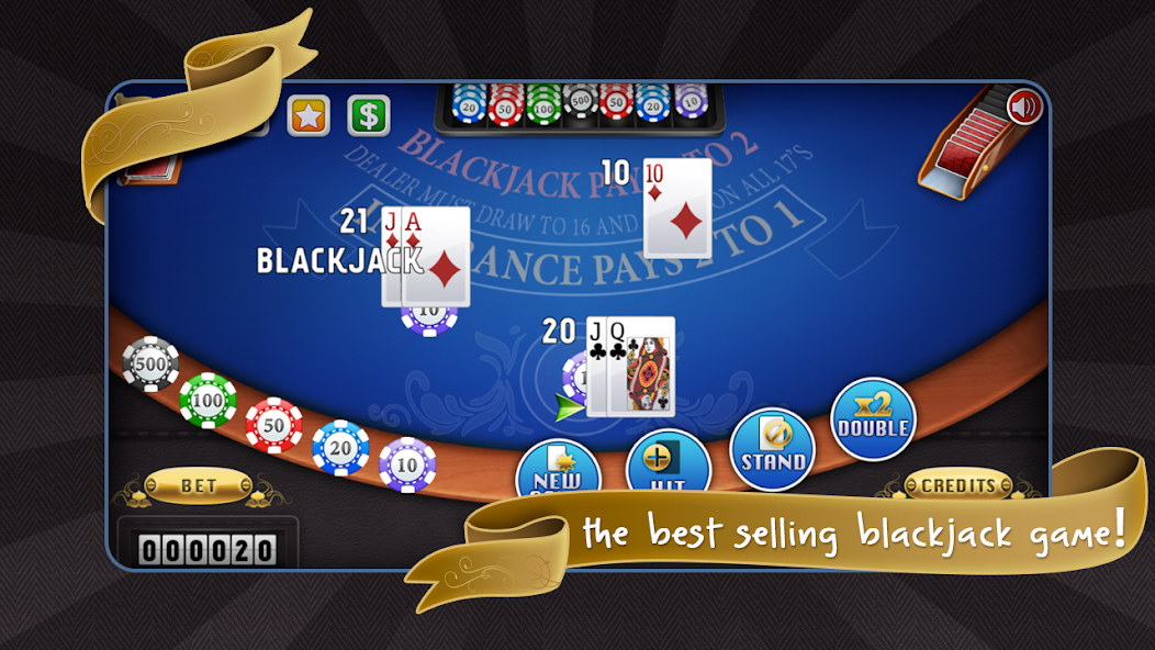 Скачать BlackJack [Взлом Много монет] APK на Андроид