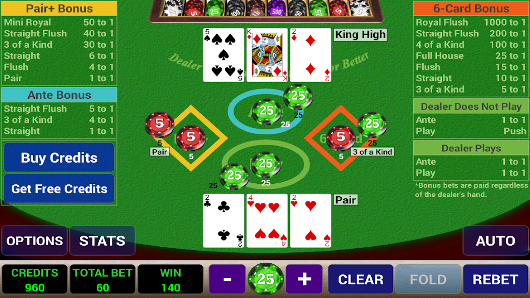 Скачать Ace 3-Card Poker [Взлом Бесконечные монеты] APK на Андроид