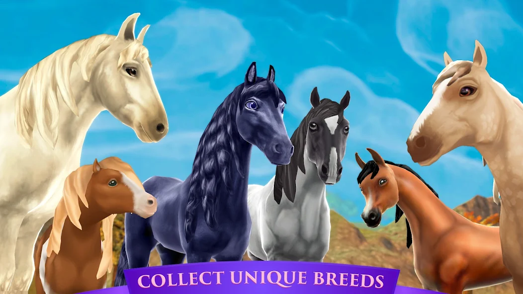 Скачать Horse Riding Tales: Дикий пони [Взлом Бесконечные монеты] APK на Андроид