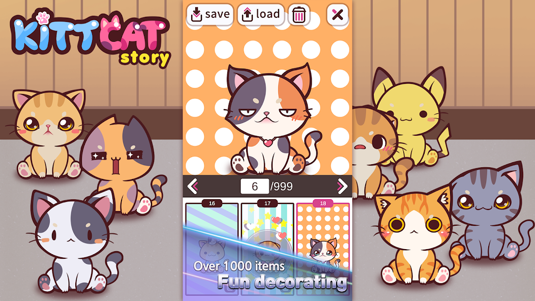 Скачать KittCat Story : Cat Maker [Взлом Бесконечные деньги] APK на Андроид