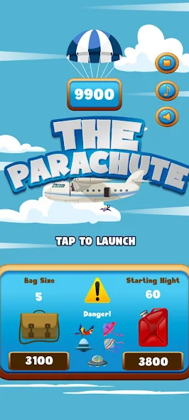 Скачать The Parachute [Взлом Много монет] APK на Андроид