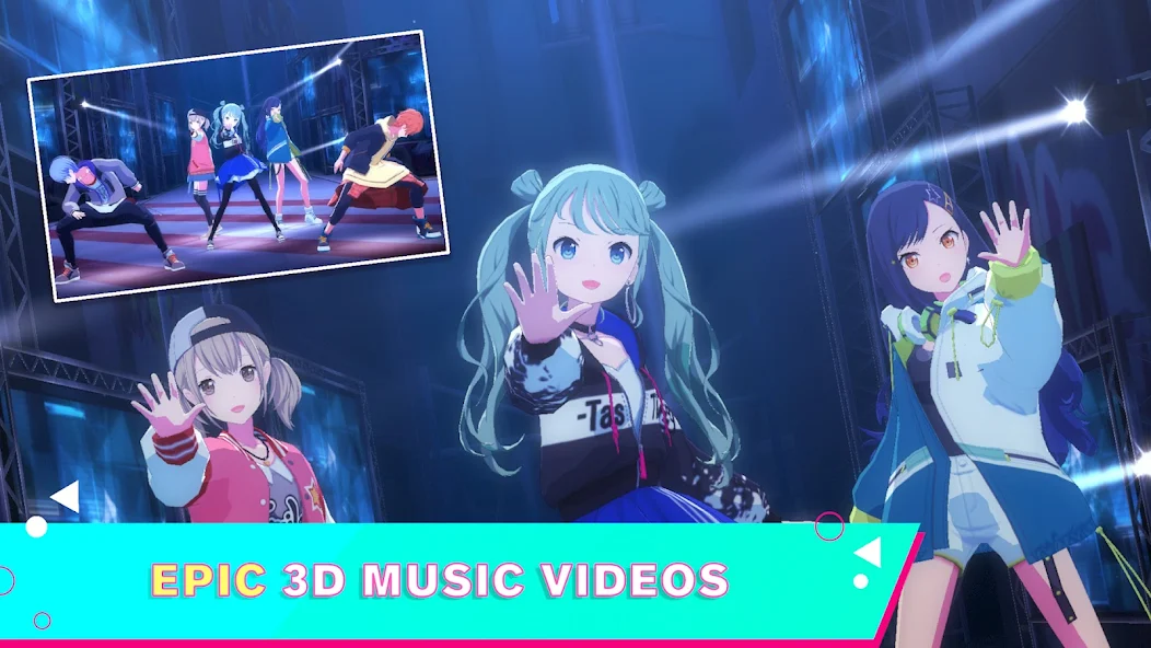 Скачать HATSUNE MIKU: COLORFUL STAGE! [Взлом Много монет] APK на Андроид