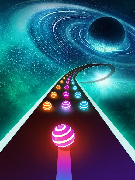 Скачать Dancing Road: Color Ball Run! [Взлом Бесконечные монеты] APK на Андроид