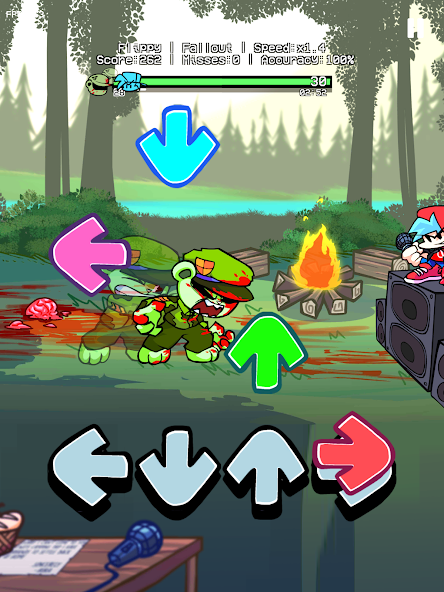 Скачать FNF Flippy Flippin Out V1 Mod [Взлом Бесконечные монеты] APK на Андроид