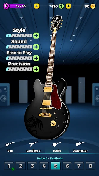 Скачать Guitar Band: Rock Battle [Взлом Много монет] APK на Андроид