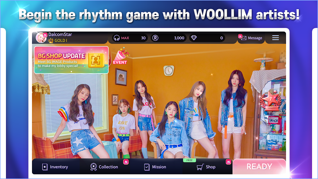 Скачать SuperStar WOOLLIM [Взлом Много монет] APK на Андроид