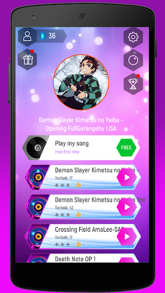 Скачать Anime Kimetsu NoYaiba Hop [Взлом Много денег] APK на Андроид