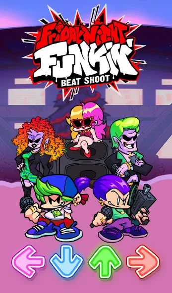 Скачать FNF Beat Shoot: Gun Music Game [Взлом Бесконечные монеты] APK на Андроид