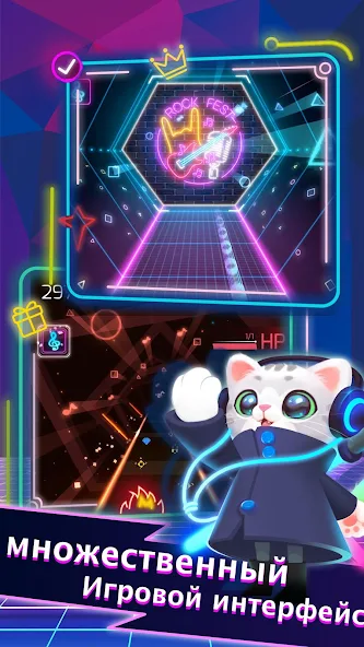 Скачать Sonic Cat - Сократите удары! [Взлом Много денег] APK на Андроид