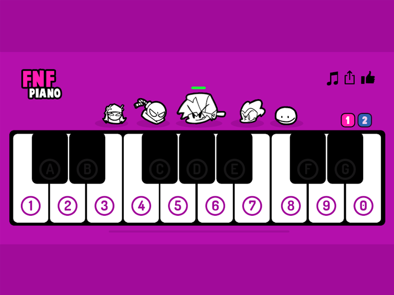 Скачать FNF Piano [Взлом Много монет] APK на Андроид