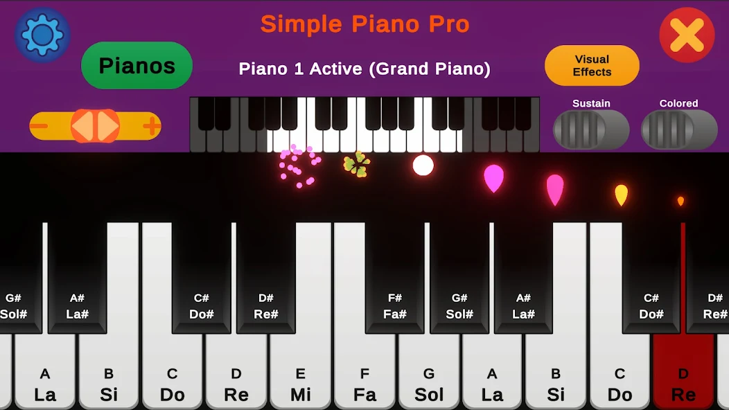 Скачать Simple Piano Pro [Взлом Много монет] APK на Андроид