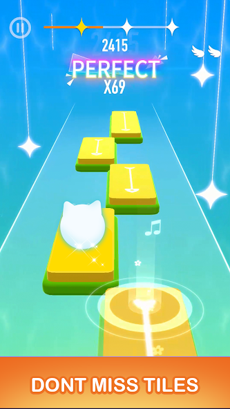 Скачать Dancing Cats - Music Tiles [Взлом Много денег] APK на Андроид