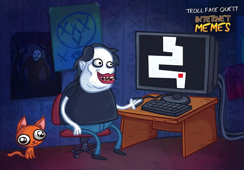 Скачать Troll Face Quest Internet Meme [Взлом Много монет] APK на Андроид