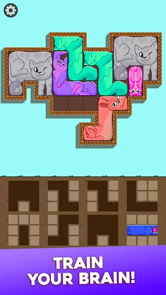 Скачать Block Puzzle Cats [Взлом Бесконечные деньги] APK на Андроид